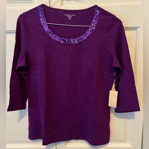 NWT 3/4 sleeve top